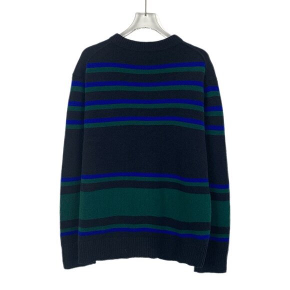 Acne Studios Multicolored Striped Wool Round-Neck Long-Sleeve Sweater XS - Picture 6 of 6